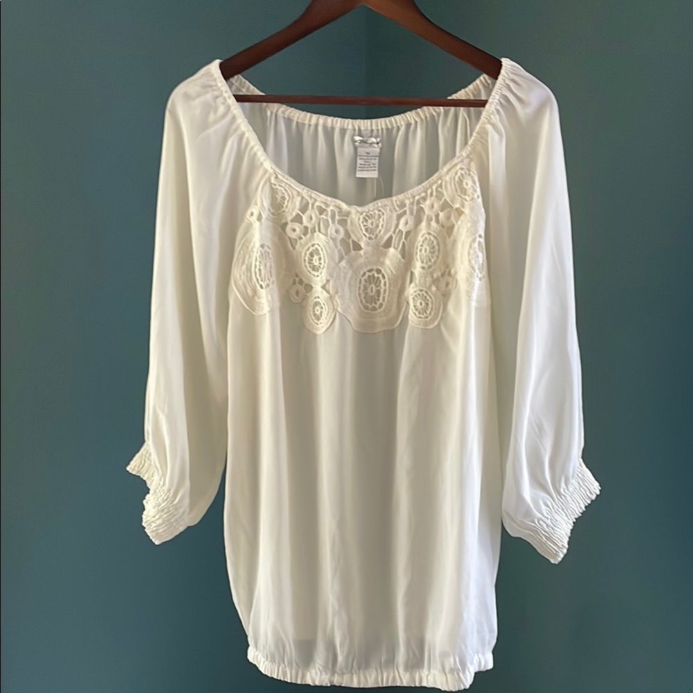 White Lace Blouse